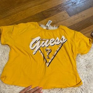 guess kids crop top